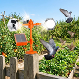 Solar Bird Deterrent – 360° Rotation, Reflective Mirrors & Ultrasonic Sound