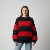 Patterned oversized sweater - Lara