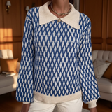 Patterned Knit Sweater - Elena