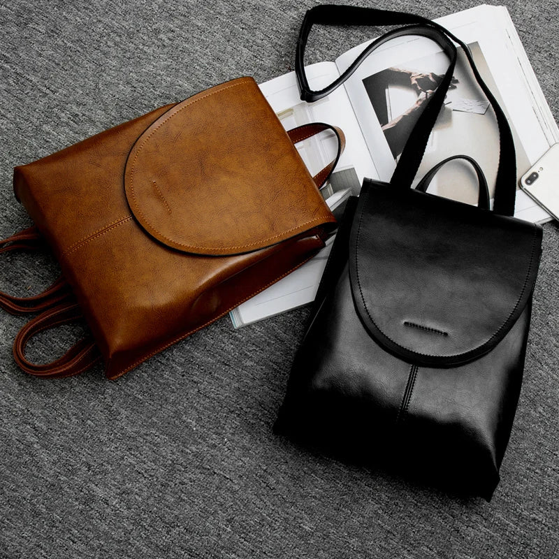 BowLift | LuxeLeather – Trendy Leather Backpack for Women | Stylish, Versatile & Sustainable Design