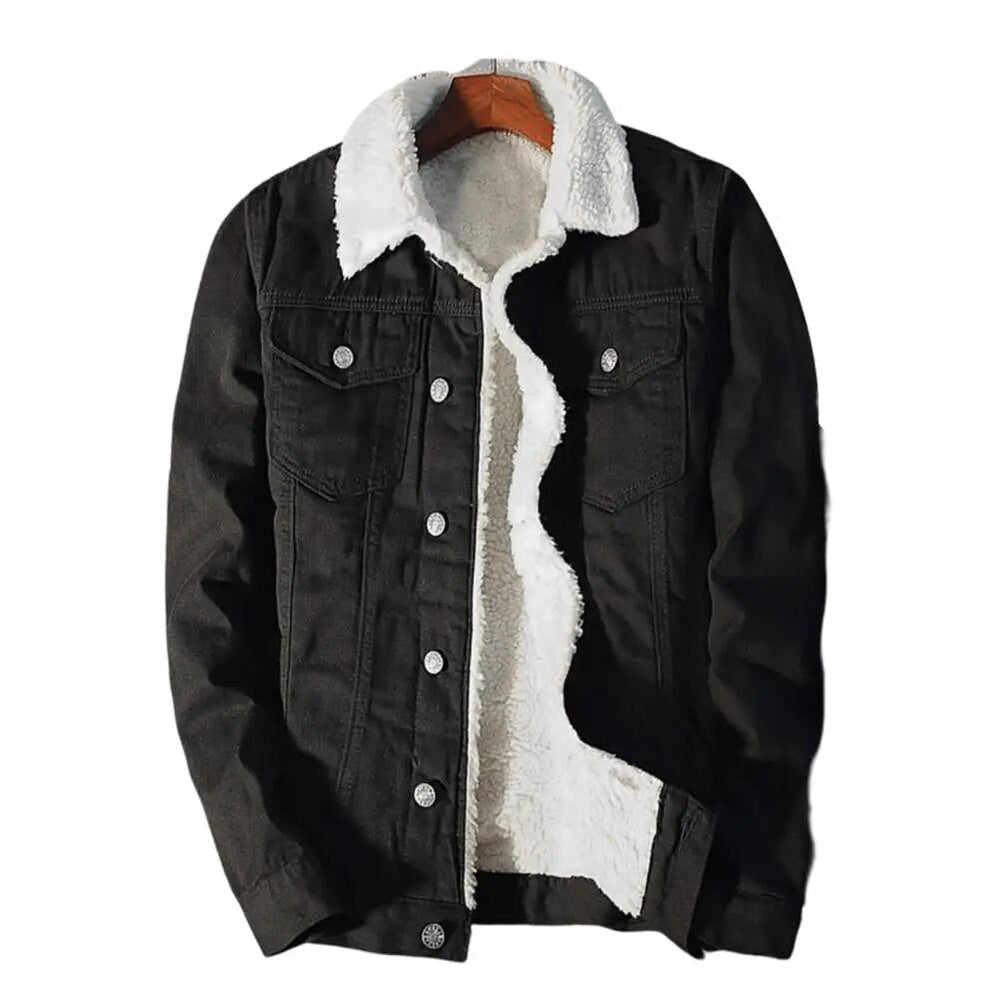 Alexander - Padded casual jacket in a denim look
