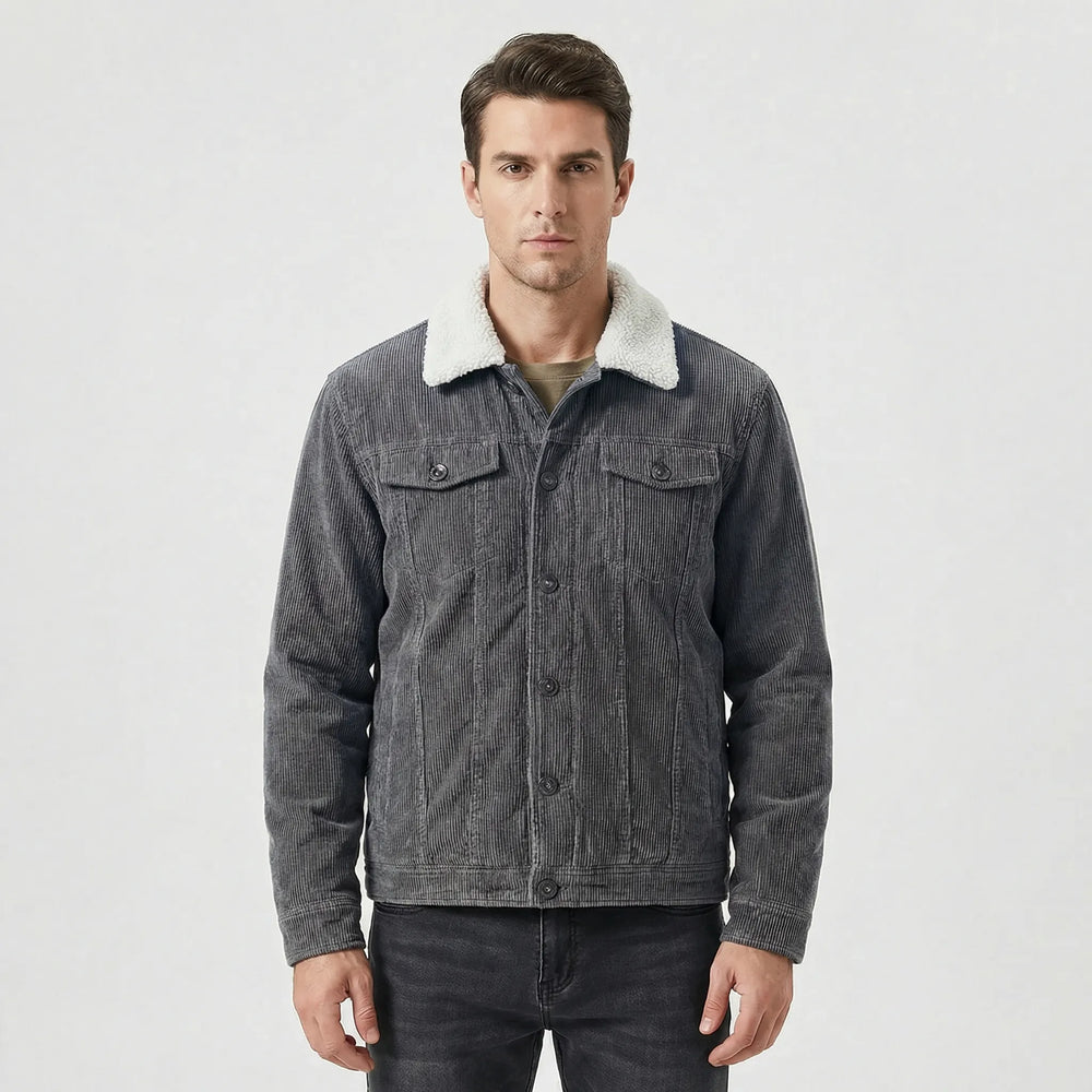 Louis - Padded Casual Jacket with Collar - 5
