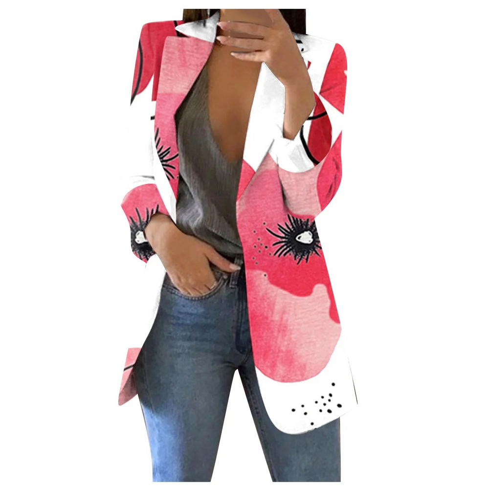 Savannah – Printed Cropped Blazer