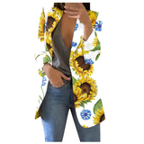 Savannah – Printed Cropped Blazer