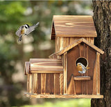 Optimized Product Title: "Geräumiges Hängendes Vogelhaus für Garten – Wetterfestes Design, Ideal für Wildvögel, Einfache Montage" 

This title includes relevant keywords, highlights the product's features, and targets potential buyers effectively.