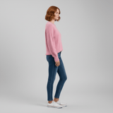 Women's Ribbed Long-Sleeve Sweater