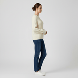 Women's Ribbed Long-Sleeve Sweater