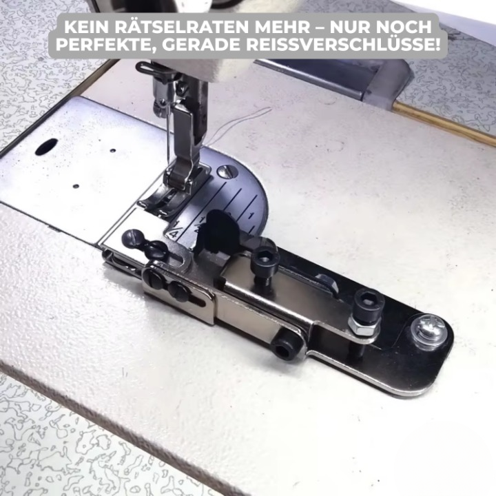 Optimized Product Title: "Präziser Reißverschluss-Nähfuß für Nähmaschinen – Ideal für exakte Nähte und professionelle Ergebnisse" 

This title includes relevant keywords and highlights the product's benefits, making it more appealing for Google Shopping.
