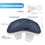 Electric Anti-Snoring Nasal Device – Silicone, USB Rechargeable & 8-10h Battery