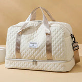 Foldable Travel Duffel Bag – Nylon, Separate Shoe Compartment & Water-Repellent