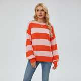 Striped ladies' cardigan - Lena