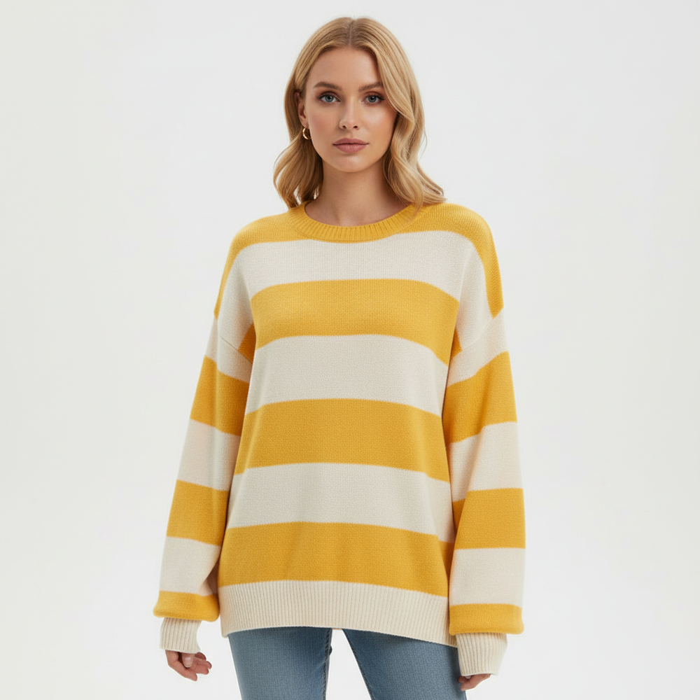 Striped ladies' cardigan - Lena