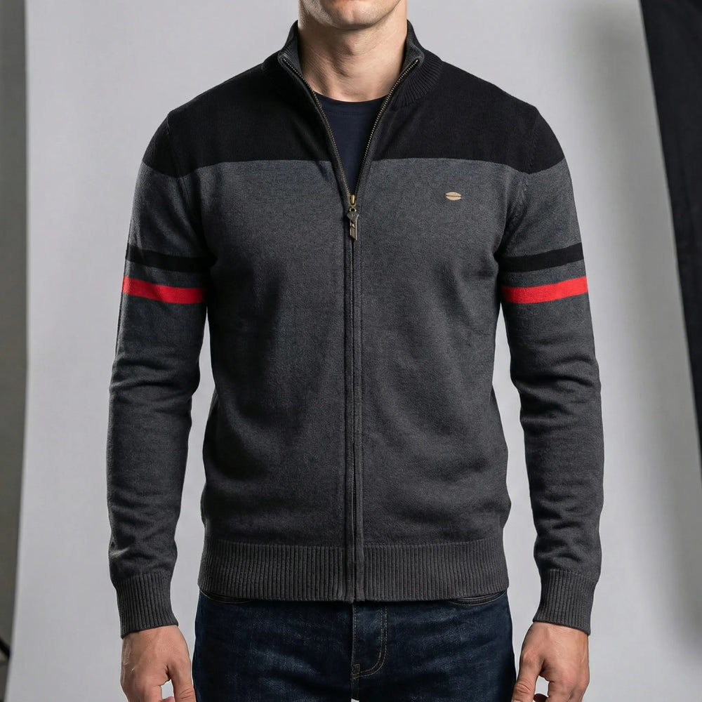 Striped Shoulder Training Jacket - Ruben - 6