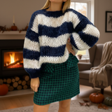 Striped knitted jumper - Hannah