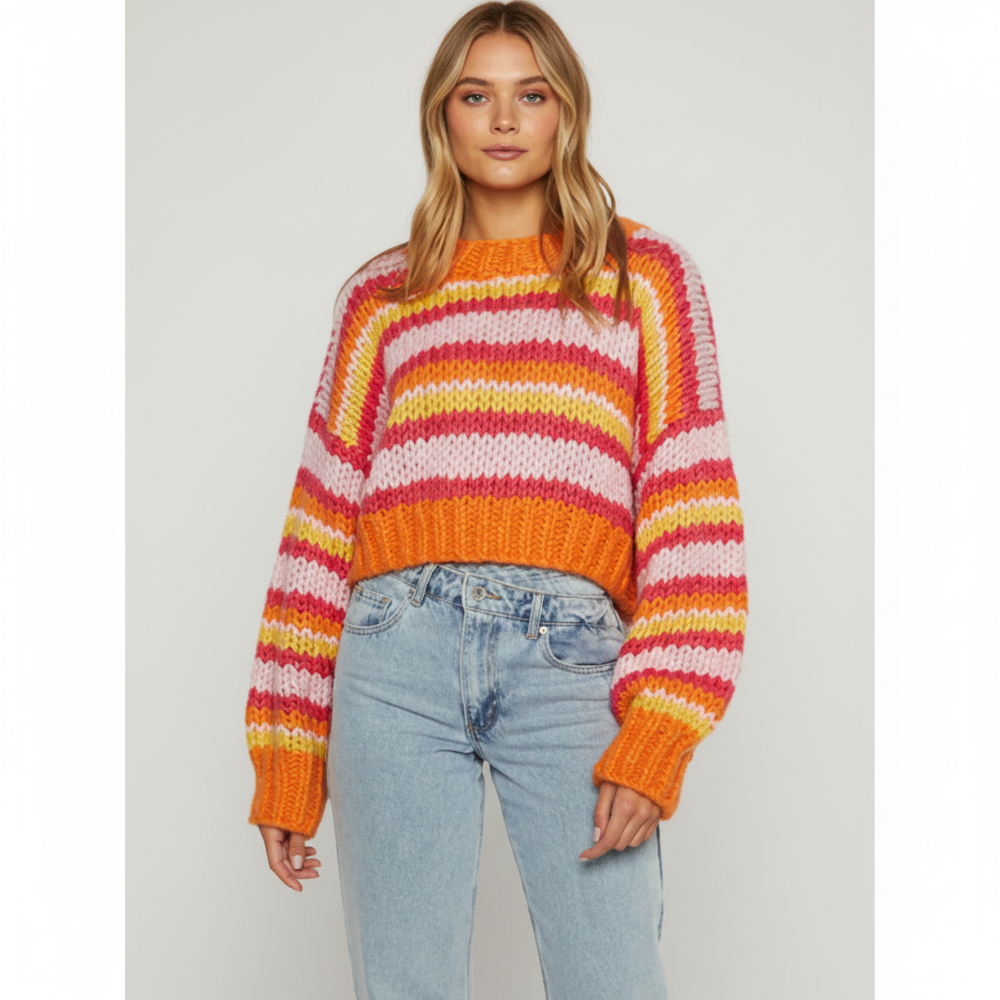 Striped knitted jumper - Hannah - 7