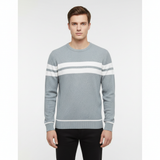 Striped men's knitted jumper - Pascal