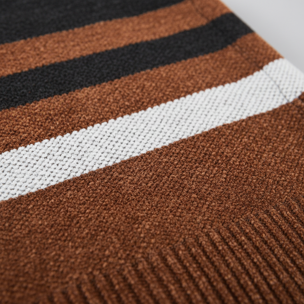 Striped knit sweater - Karl