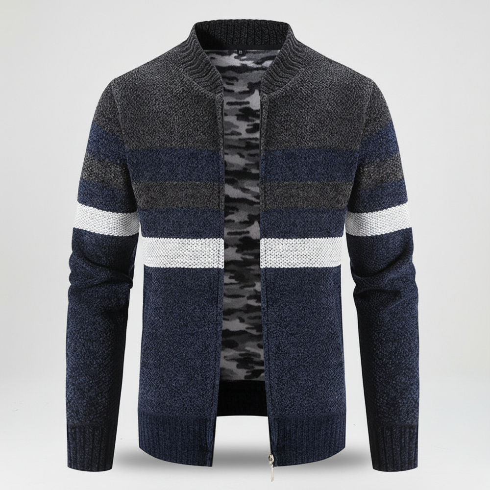 Striped knit sweater - Karl