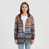 Women's knit cardigan with hood - Tammy