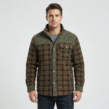 Lined jacket with plaid pattern - Joel