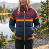 Quilted Women's Jacket with Hood - Eileen