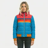 Quilted Women's Jacket with Hood - Eileen