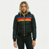 Quilted Women's Jacket with Hood - Eileen
