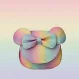 Girls Purse Cute Mouse Crossbody Bag Bow PU Mini Handbag