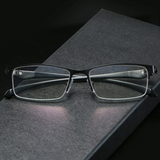 Progressive Reading Glasses – Blue Light Filter, Rimless Titanium & +1.00–+4.00 Diopter