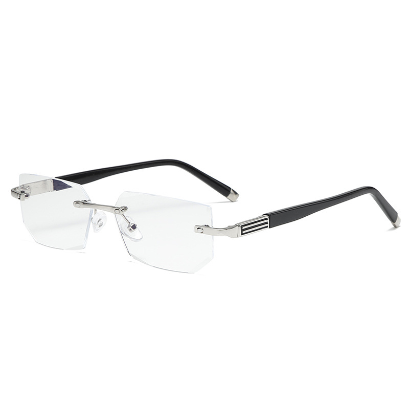 Progressive Reading Glasses – Blue Light Filter, Rimless Titanium & +1.00–+4.00 Diopter