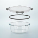 Glass Food Storage Containers Airtight Borosilicate Meal Prep Set