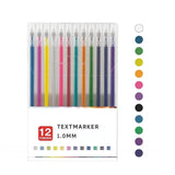 Glitzer-Gelstifte Set – 10 Farben für kreative Karten, Bullet Journals & DIY Projekte | Funkelnde Schreibwerkzeuge
