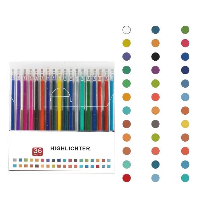 Glitzer-Gelstifte Set – 10 Farben für kreative Karten, Bullet Journals & DIY Projekte | Funkelnde Schreibwerkzeuge