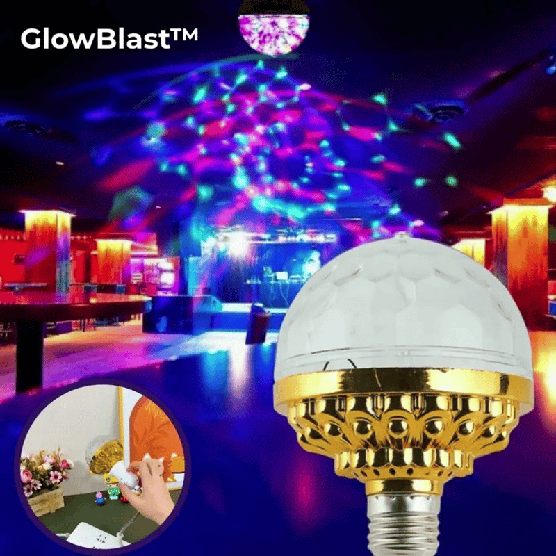 LED Party Light Bulb – E27, Multicolor Effects & Plug-and-Play