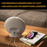 GlowRise – Natural Wake-Up Light Radio Alarm Clock