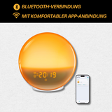 GlowRise – Natural Wake-Up Light Radio Alarm Clock