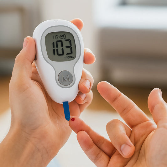 Glucose Monitor Kit – Digital Blood Sugar Test, Meter Set & Portable Design