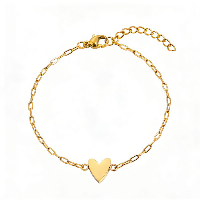 Bracelet Adjustable Heart Chain Matching Couple Jewelry