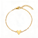 Bracelet Adjustable Heart Chain Matching Couple Jewelry