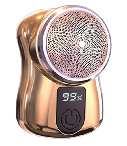 Mini Electric Shaver – USB-C Rechargeable, IPX7 Waterproof, 6-Blade, LED Display
