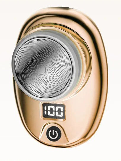 Mini Electric Shaver – USB-C Rechargeable, IPX7 Waterproof, 6-Blade, LED Display