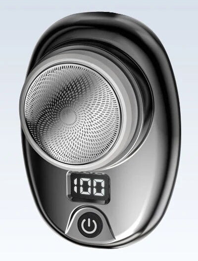 Mini Electric Shaver – USB-C Rechargeable, IPX7 Waterproof, 6-Blade, LED Display