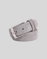 Wildleder Gürtel in elegantem Grau