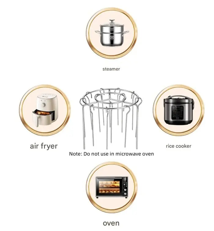 Heißluftfritteusen Grill-Set – Perfekte Knusprigkeit ohne Rauch | Ideal für Gesunde Grillgerichte