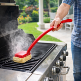 Grill Cleaning Brush Steam Scrubber Bristle Free Long Handle