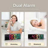 Enhanced Product Title: "Große RGB Digitale Wanduhr mit Farbwechsel – Modernes Design für Wohnzimmer, Büro & Schlafzimmer" 

This title includes relevant keywords and phrases that can help improve visibility and attract potential buyers.