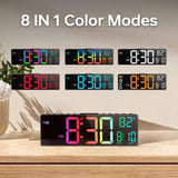 Enhanced Product Title: "Große RGB Digitale Wanduhr mit Farbwechsel – Modernes Design für Wohnzimmer, Büro & Schlafzimmer" 

This title includes relevant keywords and phrases that can help improve visibility and attract potential buyers.