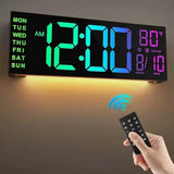 Enhanced Product Title: "Große RGB Digitale Wanduhr mit Farbwechsel – Modernes Design für Wohnzimmer, Büro & Schlafzimmer" 

This title includes relevant keywords and phrases that can help improve visibility and attract potential buyers.