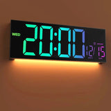 Enhanced Product Title: "Große RGB Digitale Wanduhr mit Farbwechsel – Modernes Design für Wohnzimmer, Büro & Schlafzimmer" 

This title includes relevant keywords and phrases that can help improve visibility and attract potential buyers.