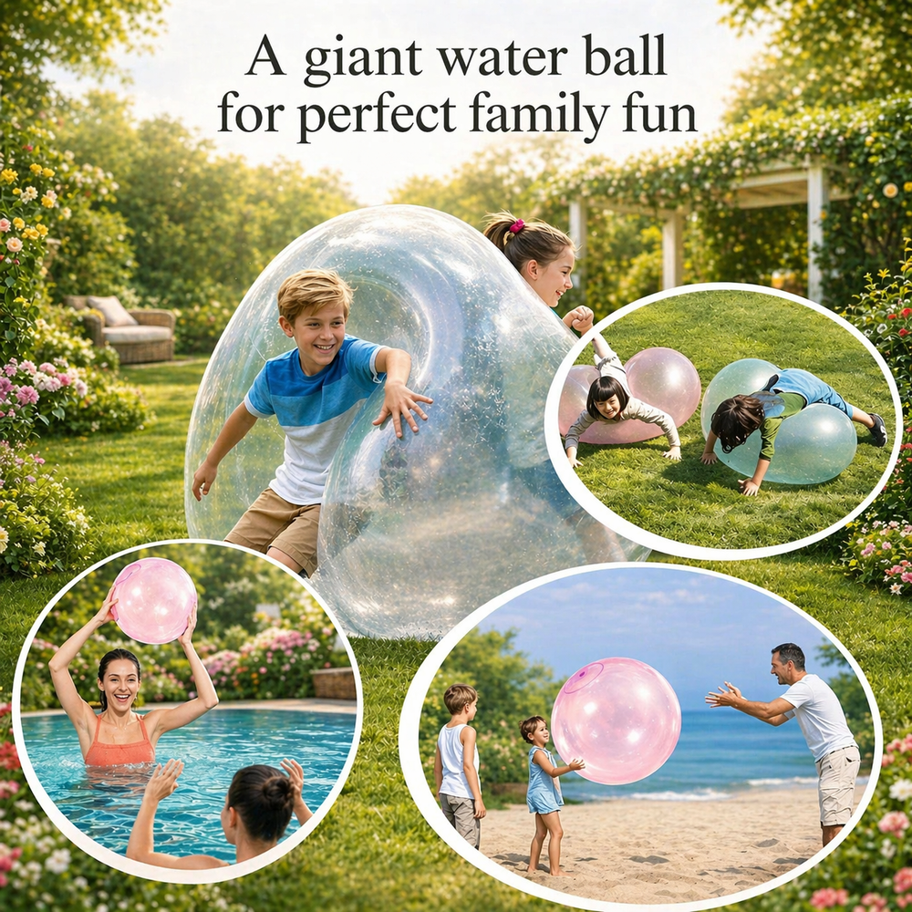Inflatable Play Ball – Tear-Resistant TPR, BPA-Free & 50-120 cm Sizes